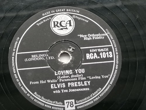 Elvis presley 1957 - presley, uk