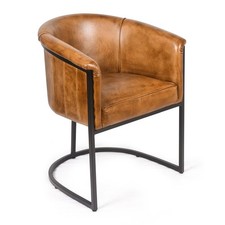 Genuine Real Brown Tan Leather