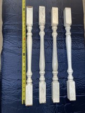4 Tall Wooden Antique Banister
