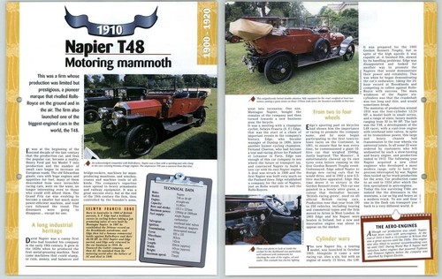Napier t48 1900 1920 - 1900/1920, a