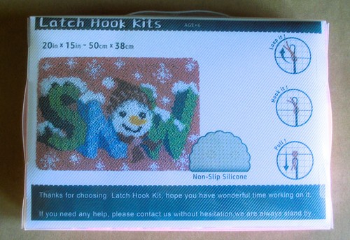 Latch hook rug making kit - hook,