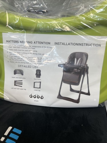 Baby high chair - high, foldable