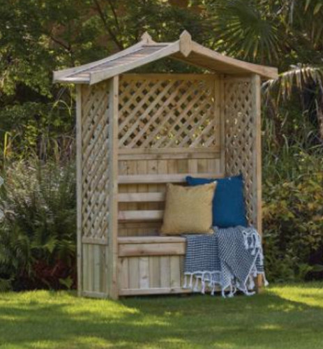 Tansley seated arbour - tansley, garden