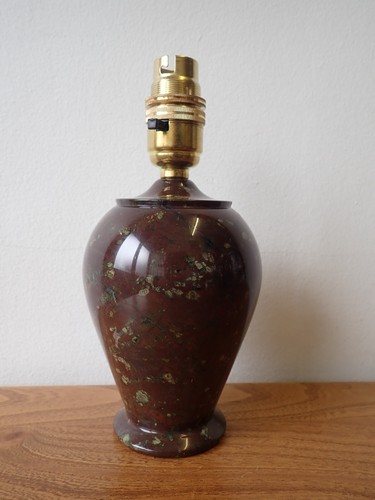 Cornish serpentine lamp - cornish,
