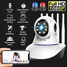HD WiFi CCTV Camera Baby Monitor Wireless IP Security Indoor System Home Pet Cam