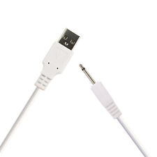 2.5mm DC Jack to USB Charger Cable Lead for Rechargeable Massager Wand