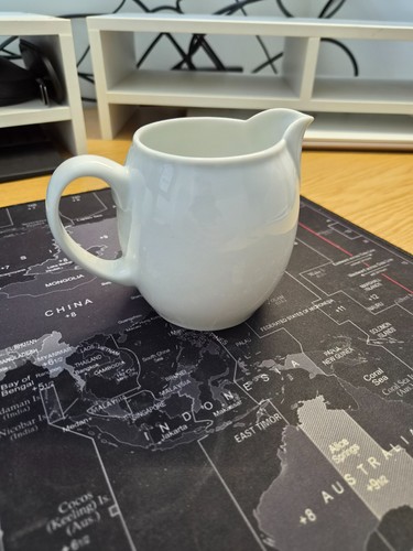 White denby small jug - denby,