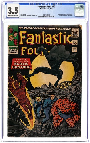Fantastic four cgc 3 5 - fantastic, #52