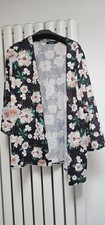 Ladies Boohoo Floral Cardigan Size Medium