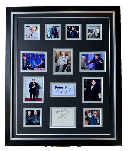 Peter kay signed framed - signed,