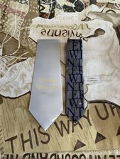 NEW VIVIENNE WESTWOOD WINTER PRINT SILK TIE