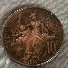 1916 French Coin