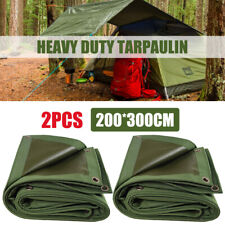 2X Heavy Duty Canvas Tarp