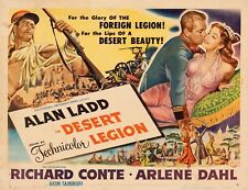 Desert Legion 1953 Dvd. Alan Ladd. copy of public domain film. disc only