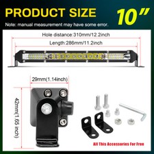 10 20 30" Slim LED Light Bar