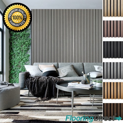 Acoustic slat wall - , real