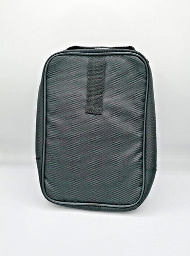 Black compact zippered carry - black,