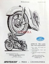 Motokov 'JAWA/CZ' Motor Cycles