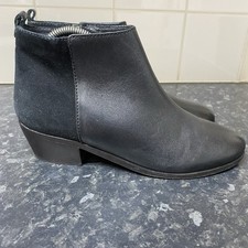 Hobbs  Black Suede And Leather