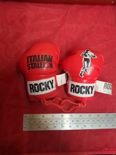 Rocky Balboa Italian Stallion Mini Boxing Gloves Keychain / Car Mirror Hangers
