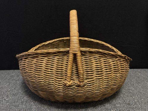 Vintage french wicker woven - wicker,