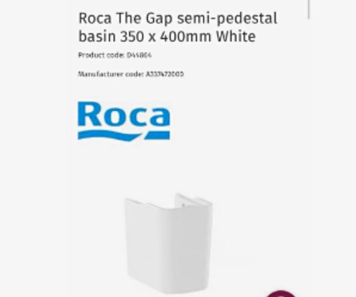 Roca the gap semi pedestal - gap,