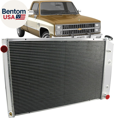 Row core aluminum - aluminum, radiator