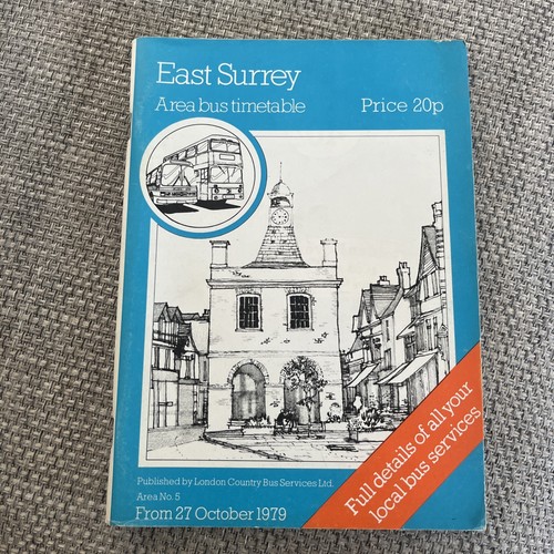 London country bus timetable - country,