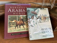 Pair Of Vintage Arab Horse Books - Arabian Exodus & The Versatile Arabian Horse