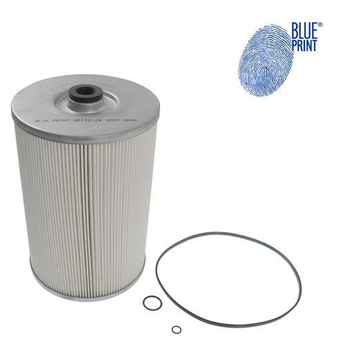 Blue print oil filter - blue,