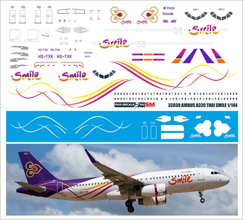 144 pas decals airbus - pas-decals,