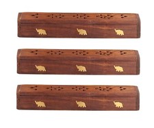 Wooden incense stickholder - wooden,