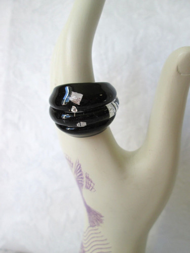 Hand crafted murano glass dome - hand,