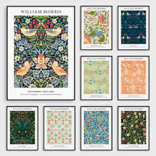 William Morris Botanical Floral Wall Art Living Room Prints Posters Pictures