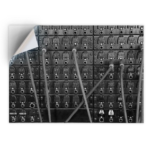 Vinyl sticker bw - 1, x