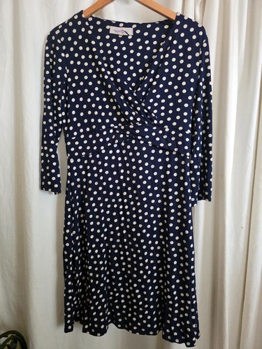 Pepperberry navy white polka - pepperberry,