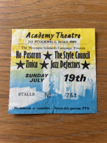 The style council used - the, ticket