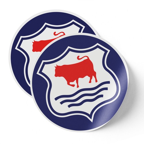 Morris oxford badge sticker - badge,