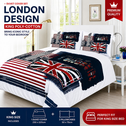 Duvet cover with - 3d,