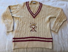 Vintage 100% Wool V Neck