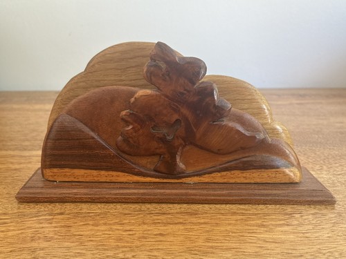 Vintage wooden handmade letter - wooden,