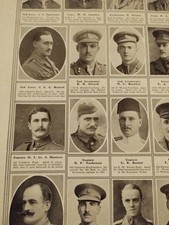 Sk232 Ephemera 1915 WW1 Small Picture d F Mackenzie Cameron Highlanders