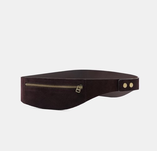 Zara 100 suede leather belt - 100%,