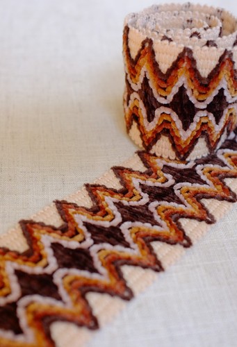Retro fabric braid trim - retro,