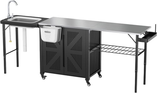 Grill cart table with - cart,