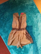 Boohoo Khaki Playsuit Evening