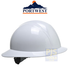 Portwest PS52 white full brim