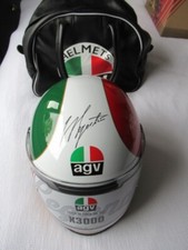 Giacomo Agostini signed  AGV X3000 limited edition helmet BNWT