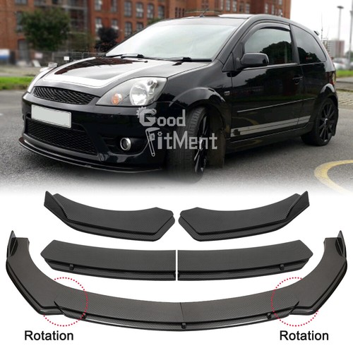 Carbon fiber front bumper lip - carbon,