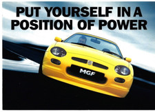 MG MGF c2001 UK Market Foldout
